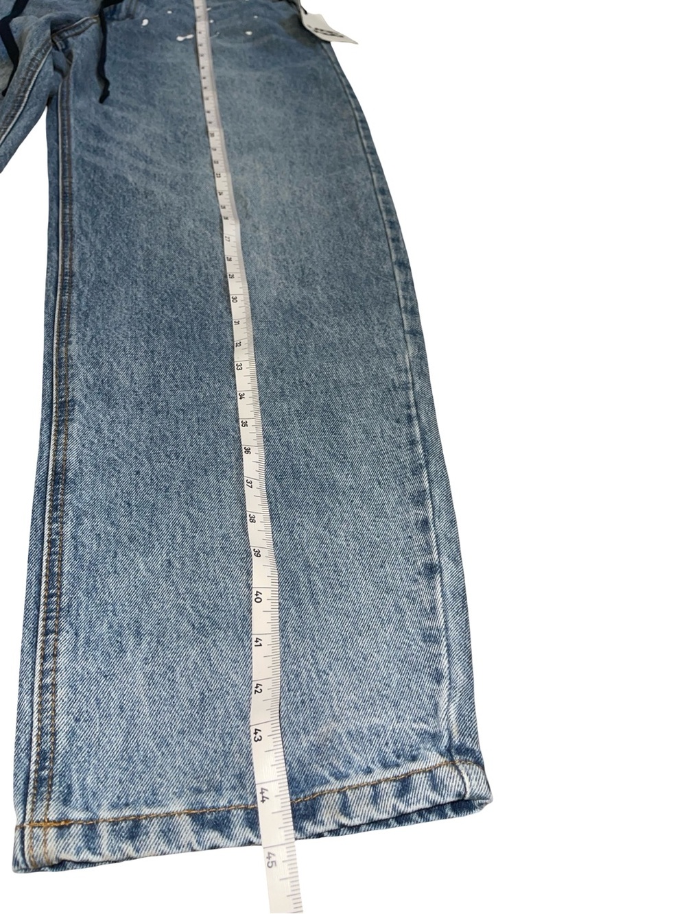 KBB by Kahlana The Lynnox Wide Leg Drawstring Jeans Wash Blue Size 6 NWT - Picture 6 of 11